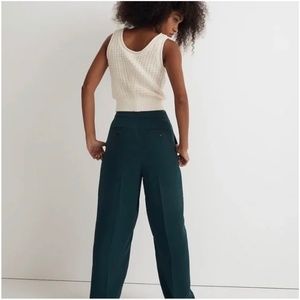 Rosede high rise straight pant in smoky spruce
